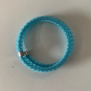 Touchstone Crystal Mesh Wrap Bracelet